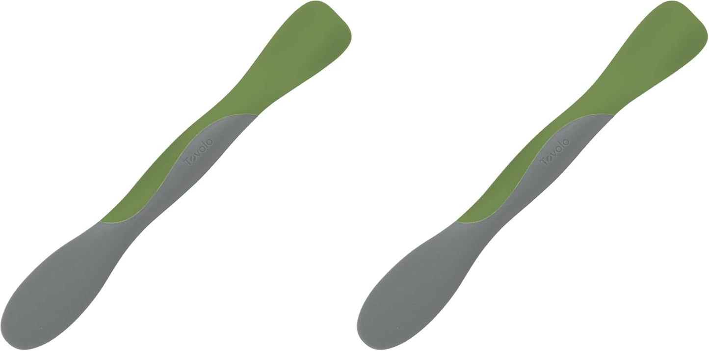 Tovolo Tool for Kitchen Meal Prep to Scoop Spread Slice and Scrape,White/Gray