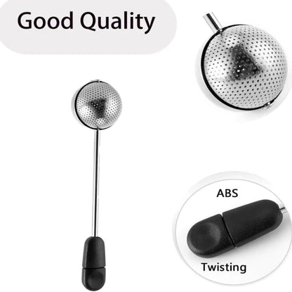 2pack Tea Ball, tea infuser for loose leaf tea, tea strainers for loose tea, stainless steel tea strainer, loose leaf tea steeper, easy clean, tea fine mesh strainer reusable