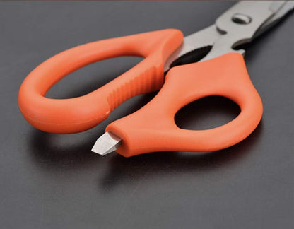 Edward Tools CleanCut All Purpose Shears 9” - Stainless Steel Kitchen Scissors for Poultry, Meat, Herbs, Utility - Dishwasher Safe - Heavy Duty Sharp Blade Cuts Wire, cable, rope (1)