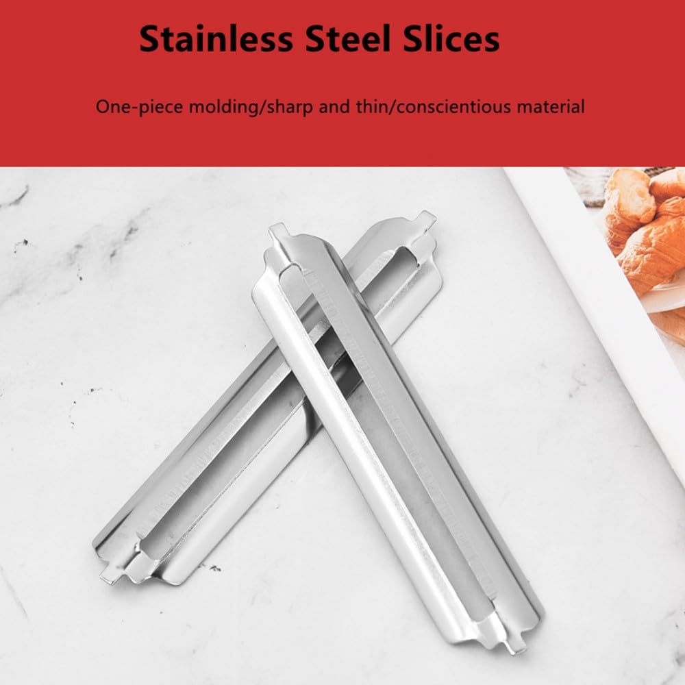 5 Pcs Multifunctional Peeler Peeler, 55mm Stainless Steel Citrus Peeler Single-Sided Flat Blade Replacement Peeling Blade for kitchen
