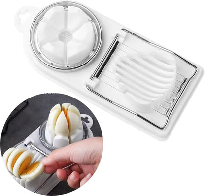 Egg Slicer for Hard Boiled Eggs Egg Cutter Strawberry Slicer Heavy Duty Tomato Slicer Stainless Steel Wire Multipurpose Egg Slicer Dicer for Soft Fruit Mushroom Home Use