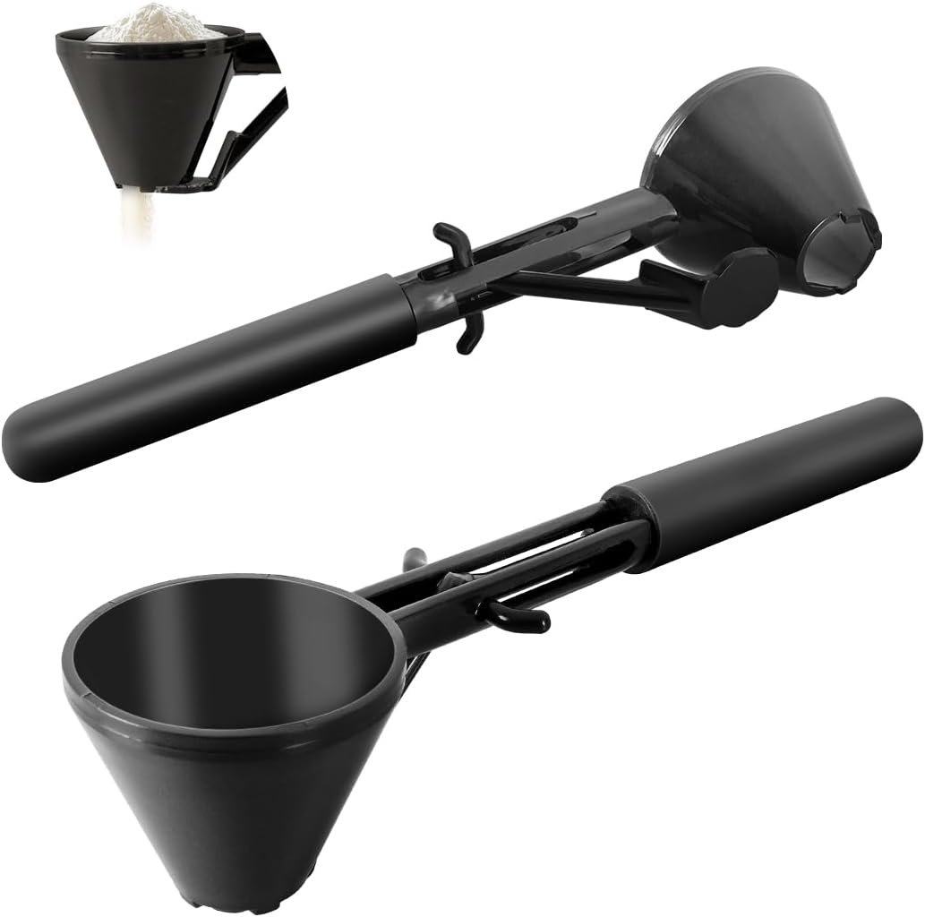 Measuring Scoop with Funnel for Filling Water Bottles with Protein Powder Milk Powder Filling Resuable K Cup Coffee Capsule with Coffee Grounds