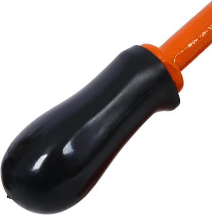 Extra-Large Commercial Grade Cast Iron Citrus Juicer, Heavy Duty Manual Hand Press Countertop Squeezer for Fresh Orange, Grapefruit & Citrus Juice (Orange)