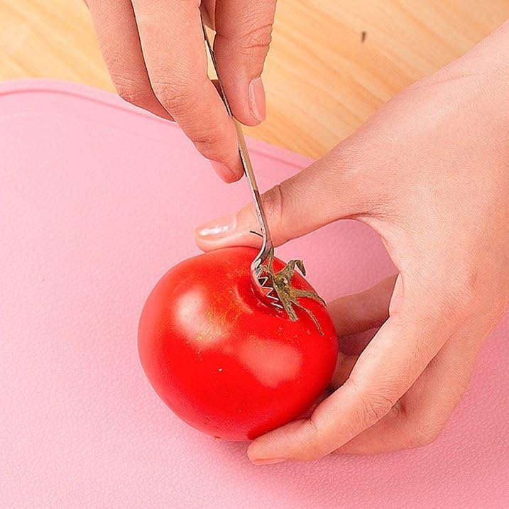 1Pc Tomato Corer Tool, Tomato Corer Remover, Tomato Top Stem Remover, Strawberry Corer Remover Tool, Strawberry Stainless Steel Stem Remover Tool, Portable Tomato Top Stem