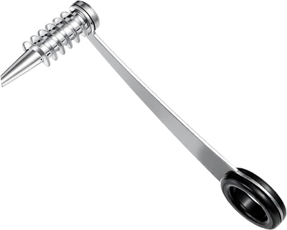 Stainless Steel Spiral Cutter, 1 Pc Flower Curler for Potatoes, Zucchini, Cucumbers, Carrots, Easy to Clean & Use, Black