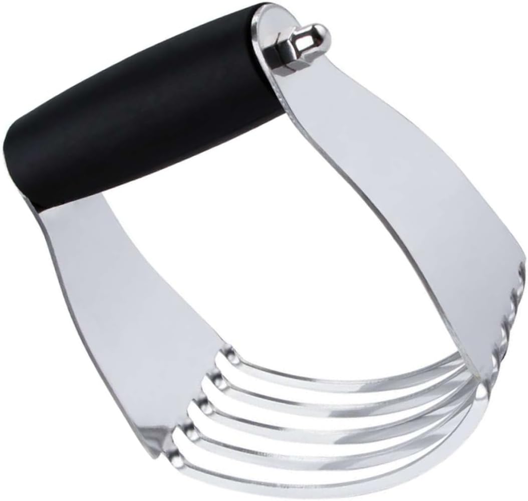 Alipis Manual Stainless Steel Dough Cutter Pastry Blender Ergonomic Baking Utensils for Smooth Mixing for Home Bakers Pastry Chefs