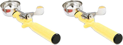 Vollrath 1-5/8 oz Stainless Steel Disher - Size 20,Yellow