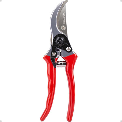 Fondwell 6.5" Pruning Shears Trimming Scissors: 2 Pack of Small Garden Snips with Micro Tip - Plant Clippers of High Cutting Efficiency
