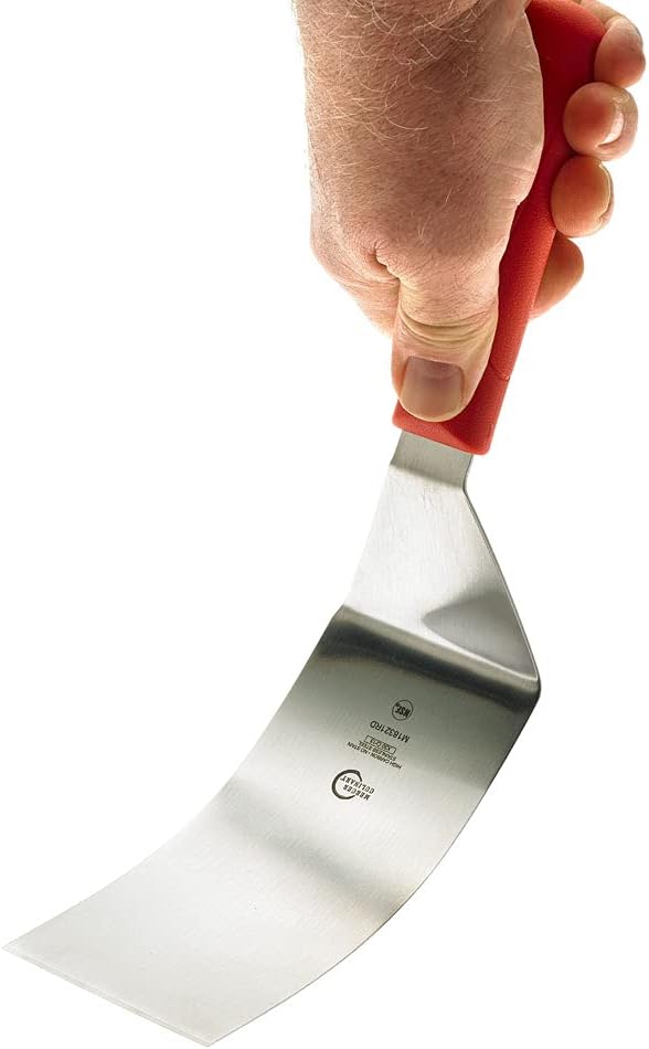 Mercer Culinary Millennia Bench Scraper, 5 7/8 Inch X 3 1/2 Inch Blade, Black Handle