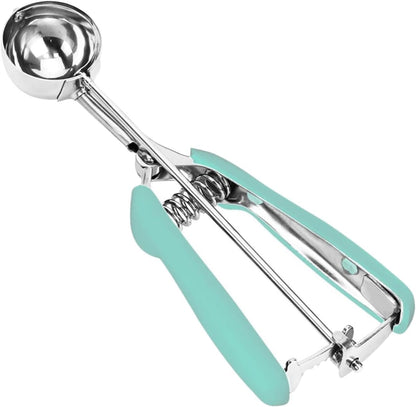 Ice Cream Scoop, 18/8 Stainless Steel Cookie Scoop, Cookie Scoops for Baking, 2 Tbsp/ 30 ml/ 1 oz Cookie Dough Scoop, Ice Cream Scooper with Trigger Release, Cookie Scooper for Baking