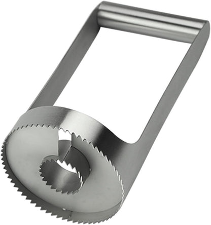 Pineapple Corer - Stainless Steel - Silver - Easy Fruit Slicing - Kitchen Tool
