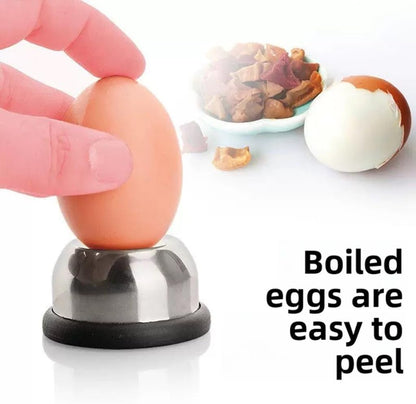 All-in-One Egg Prep Kit: 2-in-1 Egg Opener, Peeler Tool & Automatic Hard Perfect Easy-to-Peel Eggs