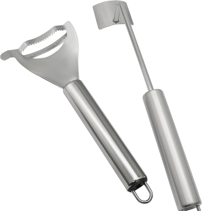 2Pack Corn Peeler and Stripper Tool Set,Upgraded Corn Stripper Corn on the Cob Remover,Easy to Clean Corn Cob Stripper tool for Cooking/Kitchen Enthusiasts
