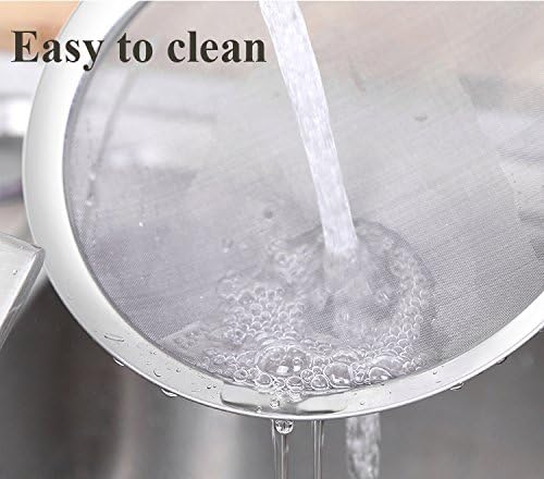 Hot Pot Fat Skimmer Spoon - Stainless Steel Fine Mesh Strainer for Skimming Grease and Foam