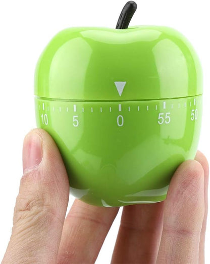 Cute Fruit Kitchen Timer, 60 Minutes Pineapple Shape Mechanical Timer Novelty 360 Degree Rotating Manual Cooking Timer