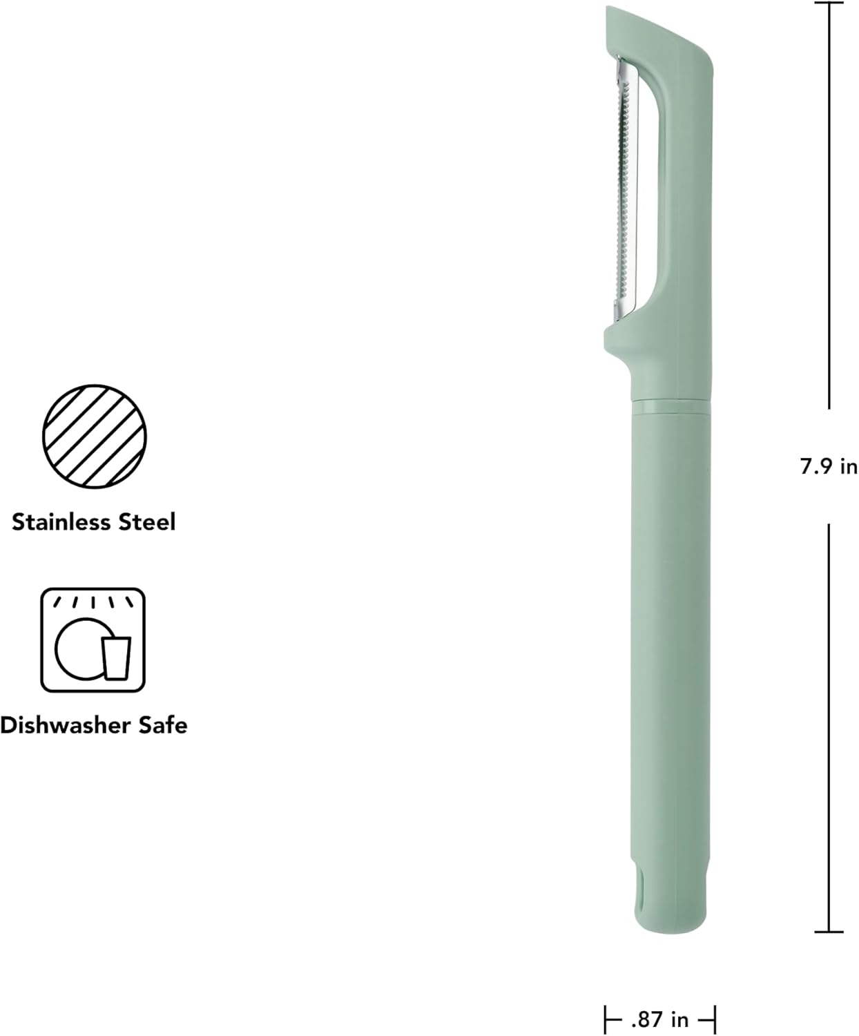 KitchenAid Classic Euro Peeler, 8.6 inches, Black