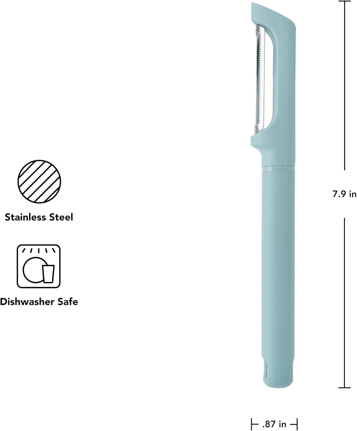 KitchenAid Classic Euro Peeler, 8.6 inches, Black