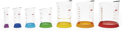 OXO Good Grips 7-Piece Nesting Measuring Beaker Set, Multicolored