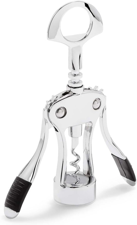 Sur La Table Winged Corkscrew, Double-Lever Wing Corkscrew for Effortless Cork Removal from Any Bottle