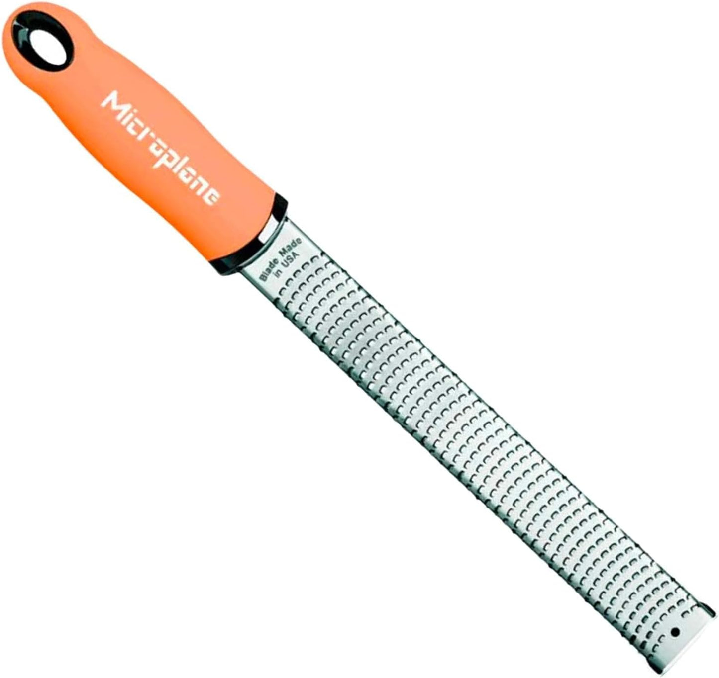 Premium Classic Series Zester - Pomegranate Red | Lemon Zester tool, Hard Cheese & Vegetable Grater | For Citrus, Parmesan Cheese, Garlic, Ginger, Nutmeg | Fine Stainless Steel Blade, Made in USA