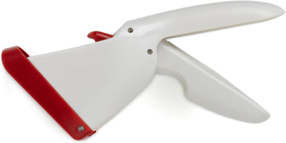 Chef'n Hand-Held Slicer Strawberry Slicester, Updated Design, Cherry/Meringue (102-712-400)