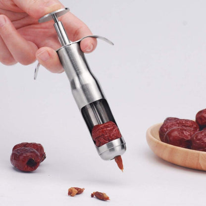 Ochine Cherry Pitter Tool Core Remover Olive Portable Red Dates Pitter Corer Cherry Seed Stoner Pitter Stainless Steel Fruit Kitchen Gadget Tools