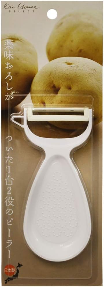 Kai Kai DH7163 Peeler, Kai House Select, Stainless Steel, Made in Japan