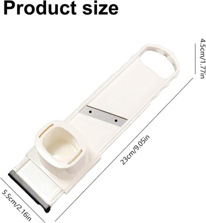 1Pcs Multi-Functional Food-Grade Garlic Press & Slicer – Ultra-Thin Vegetable Shredder/Chopper, Kitchen Prep Gadget for Home Chefs, Cooking Accessories, Food Preparation Equipme