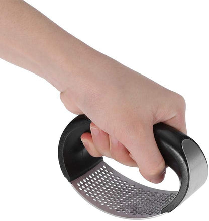 Stainless Steel Garlic Press Crusher Squeezer Masher Home Kitchen Mincer Tool Rust-proof Dishwasher safe