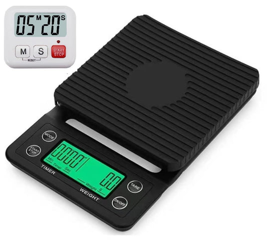 0.1g Precision Coffee Scale 3kg Digital Scale for Kitchen Use (Navy)