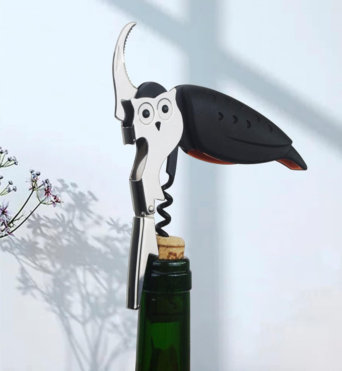 Unique Fish Corkscrew, Professional Waiters Corkscrew Wine Key Bottle Opener,Manual Wine Key for Servers, Waiters, Bartenders and Home Use