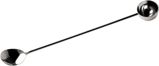 Frieling Coffee Spoon & Stirrer - 2-Tablespoon, Silver, 11-Inch Handle - Stainless Steel Measuring Scoop & French Press Stirring Spoon, Dishwasher Safe