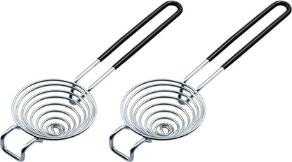CAMKYDE Egg Separator Food Grade Stainless Steel Egg Yolk White Separation Tool (Red)