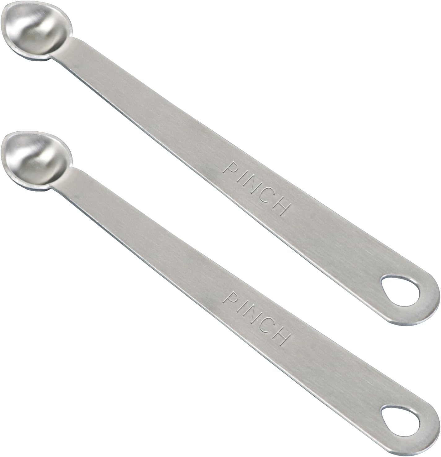 2PCS 1/32 Teaspoon(1/32tsp, Smidgen) Single Tiny Measuring Spoon, Small Individual Stainless Steel Measure Spoons Only