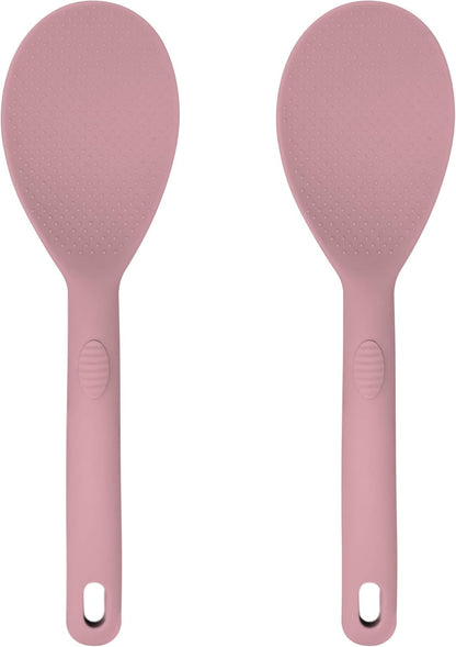 Silicone Pastry Brush Set – 2-Piece Set of Basting Brushes for Cuisine and BBQ – Kitchen Tools and Accessories with Comfortable Handles, Heat-Resistant Utensils for Cooking & Baking – Pastel Pink