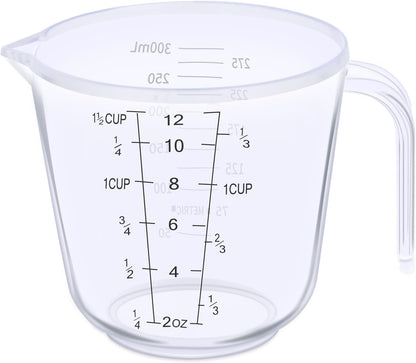 DOTINGHUX Measuring Cup, 1 ½ Cup, Clear