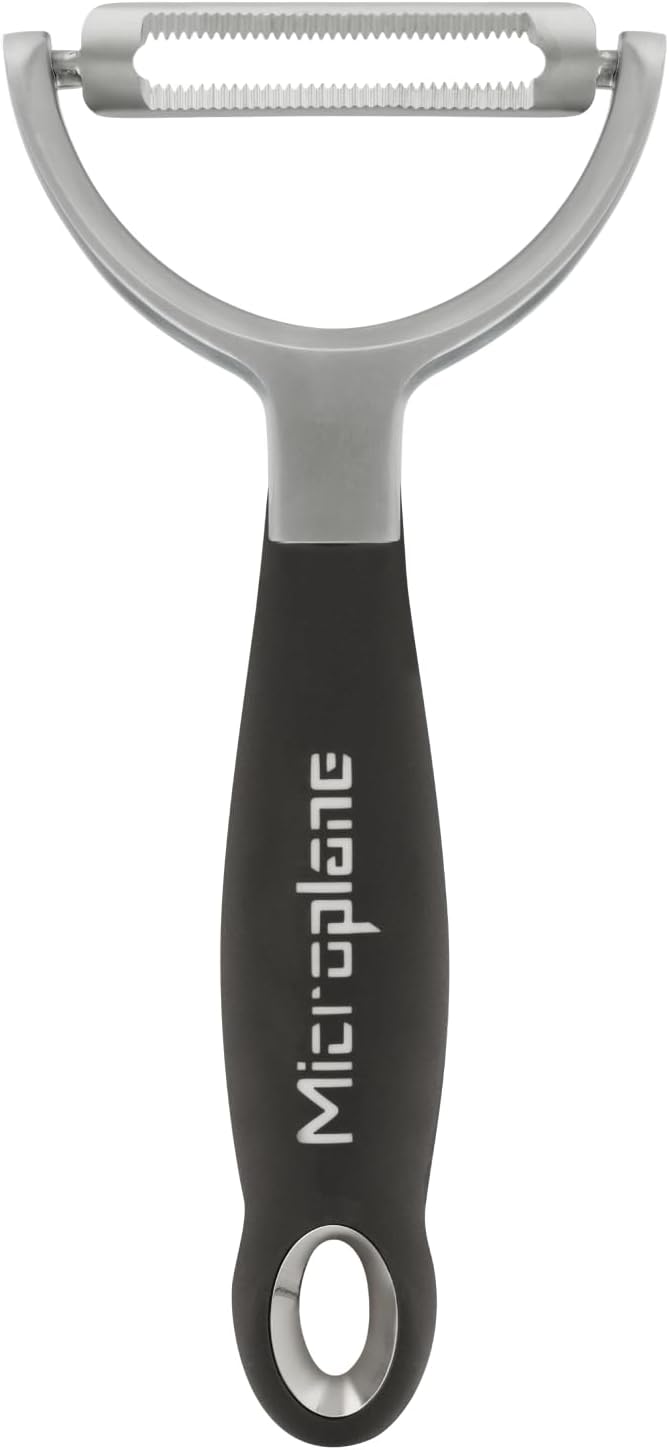 Professional Y Serrated Blade Stainless Steel Peeler - Ultra-Sharp Comfort Handle Dishwasher Safe Peeler