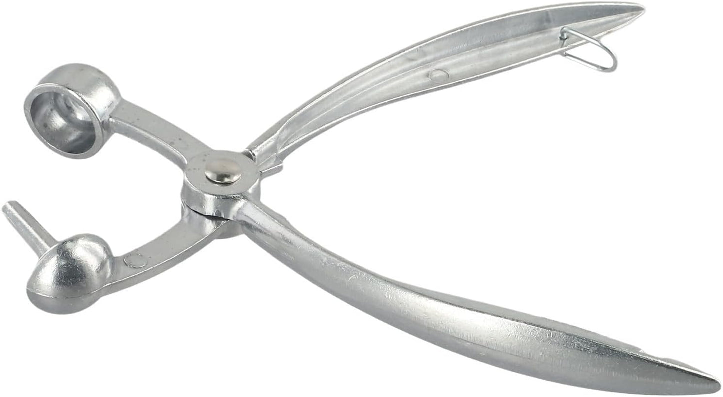 Pitter Olives, for Red Dates Aluminum Alloy Fruit Corer with Easy Squeeze Design, No Blades, Dishwasher Safe, for Compact Storage, Silver (7.1 in)