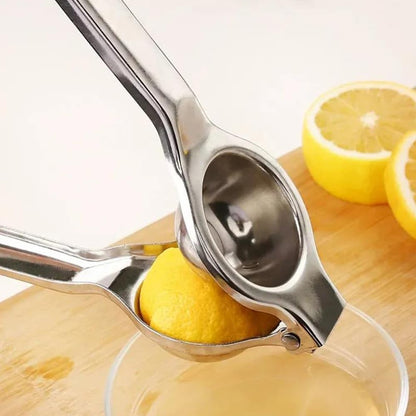 Manual Lemon Squeezer,Stainless Steel Engineered Hand Lemon Juicer,Safe Quick and Effective Juicing,Easy to Use & Clean,Press Hand Lime Citrus Fruit Juicers,Lime Squeezer Bar Tool