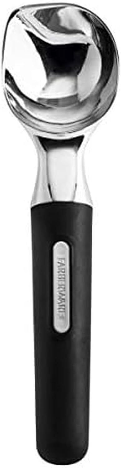 Farberware Professional Ice Cream Scoop, Comfortable Handle, Heavy Duty, Professional Grade Scooper, Get Perfect Shape Scoops, Great for Spooning Frozen Hard Gelato and Sorbet, Cookie Dough, Melon