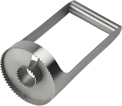 Pineapple Corer - Stainless Steel - Silver - Easy Fruit Slicing - Kitchen Tool