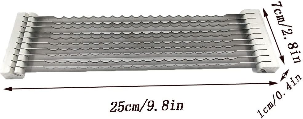 Tomato Slicer Blade Replacement - 3/16" Stainless Steel Blade Assembly Suitable For Commercial Vegetable Slicer and Manual Fruit Slicer