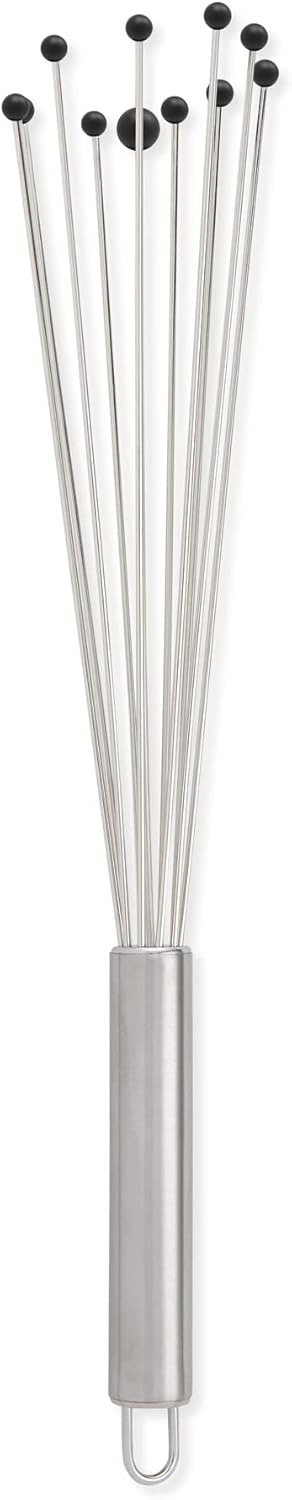 Mrs. Anderson’s Baking Double Balloon with Aerator Ball Wire Whisk, Stainless Steel, 12-Inch