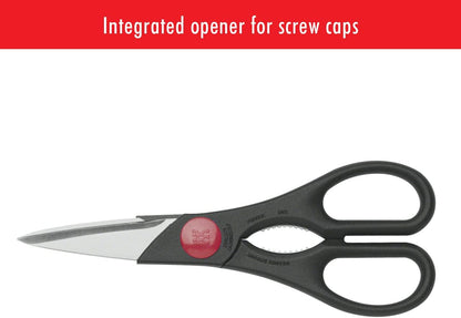 ZWILLING Twin 7.9-inch Kitchen Shears, Heavy Duty Multi-Purpose Scissors with Forged Stainless Steel Blades, Built-In Bottle Opener & Soft Grip – Dishwasher Safe for Meat, Poultry, Herbs & BBQ