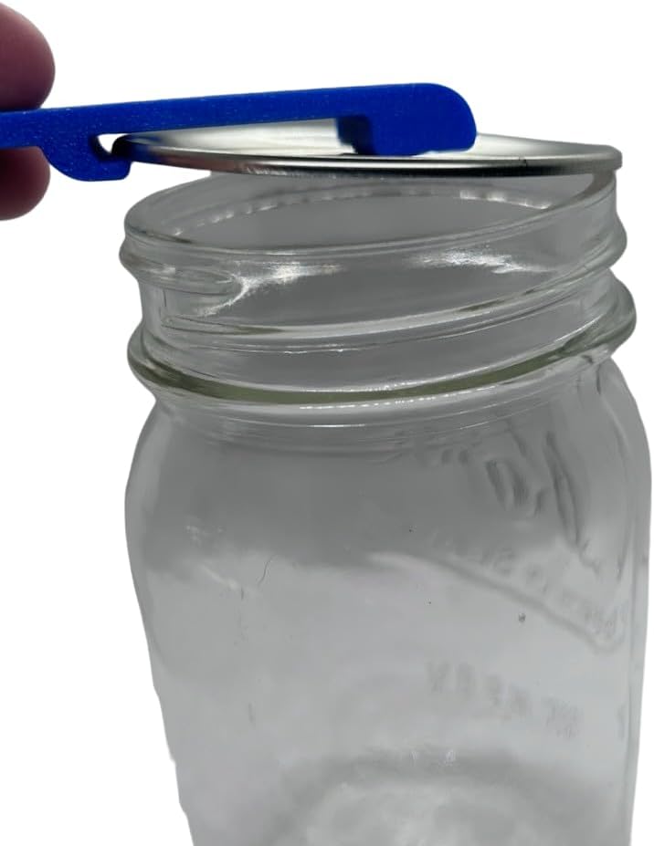 Canning and Mason Jar Opener, Easy Release Vacuum Seal for all lids magnetic (Black)