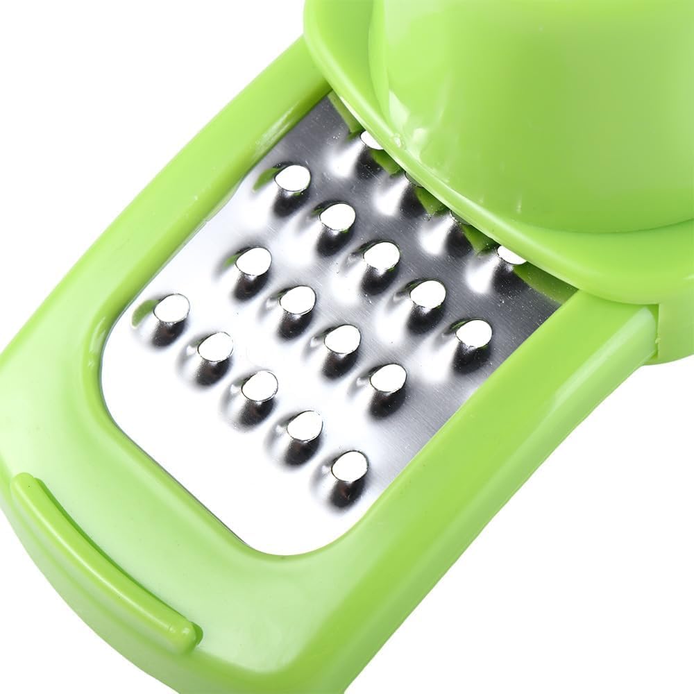 Multifunction Ginger Grater Tool Mini Grater Nutmeg Grinder Garlic Grater, Kitchen Manual Fruit Vegetable Nuts Chopper Grinder Garlic Tools (Rose Red)