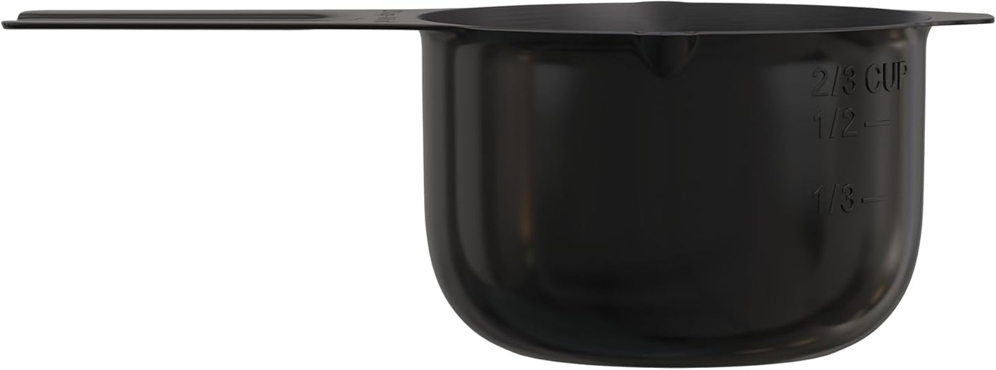 Color Up 2 Cup Measuring Cup, 480ml Stainless Steel Metal, Easy-Pour Spouts, Engraved Markings, Flat Base, Dishwasher Safe, for Dry and Liquid Ingredients