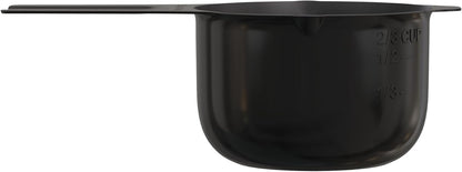 Color Up 2 Cup Measuring Cup, 480ml Stainless Steel Metal, Easy-Pour Spouts, Engraved Markings, Flat Base, Dishwasher Safe, for Dry and Liquid Ingredients