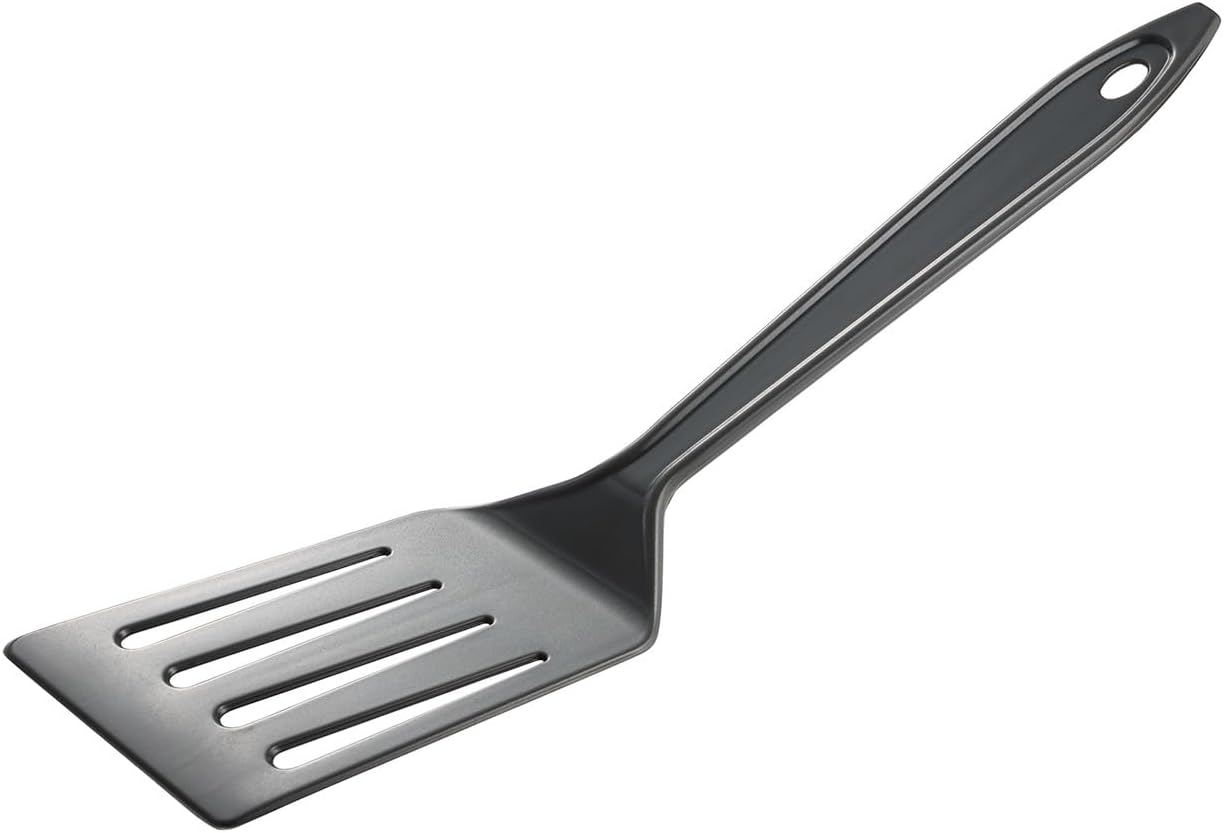 Hutzler 11-inch LOPOL Reinforced Nylon Slotted Spatula Turner, Set of 2 (Green)