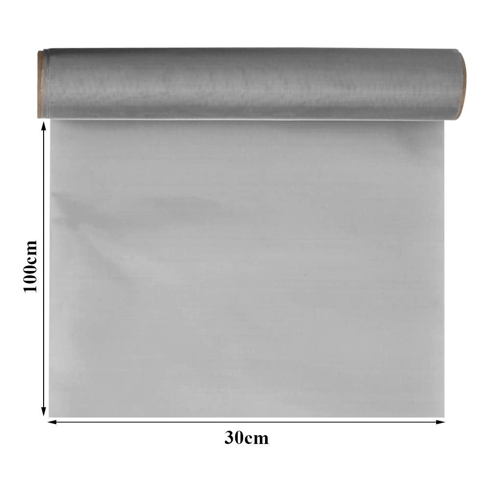 TIMESETL 304 Stainless Steel Woven Wire 80 Mesh - 12"X 40" Filter Screen Sheet Filtration Cloth